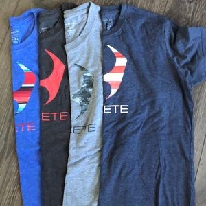 Bundle of 4 men’s medium Hylete t-shirts.